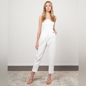 Rachel Comey White Strapless Jumpsuit